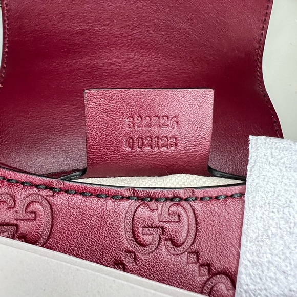 GUCCI Soft Guccissima Medium Emily Hobo Classic Ruby - Picture 3 of 14